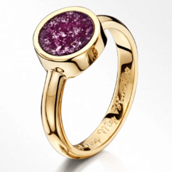 Purple Gold Tribute Ring